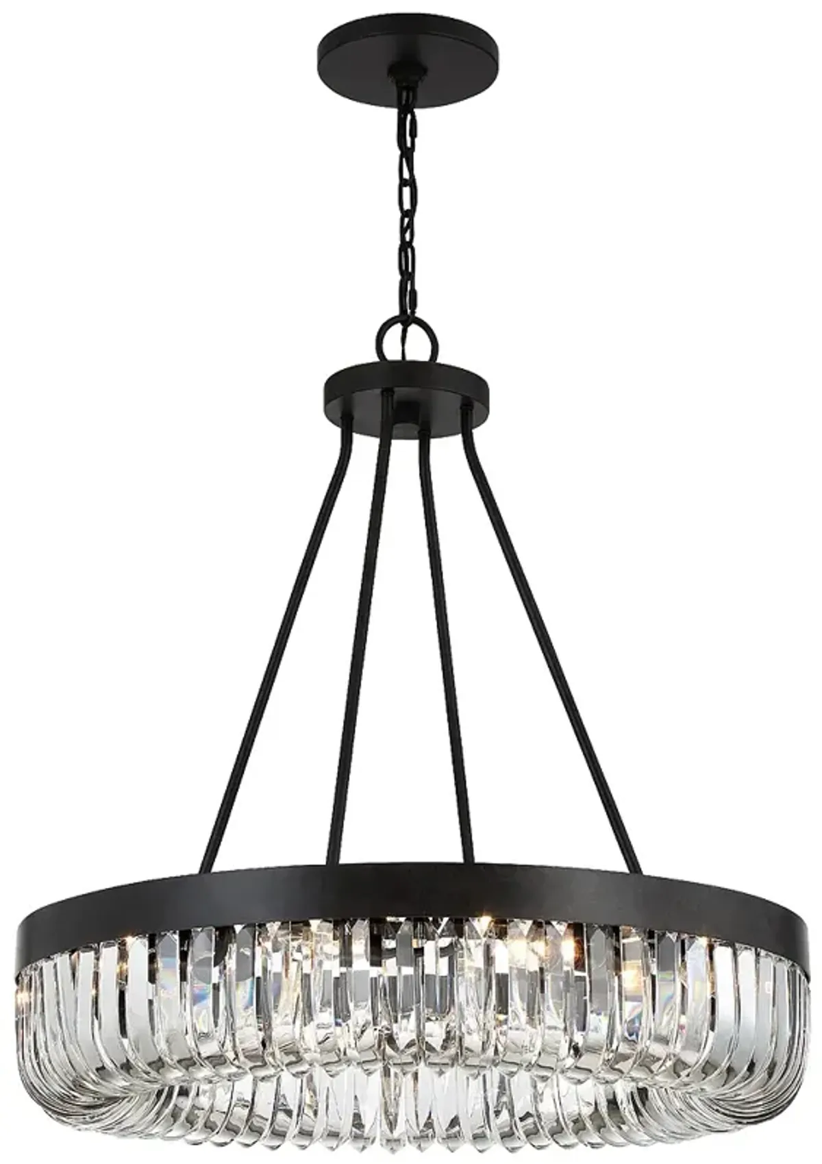 Alister 10 Light Charcoal Bronze Chandelier