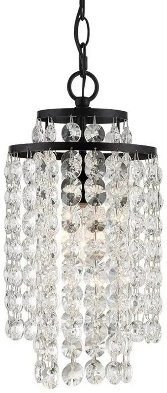 Gabrielle 1 Light Matte Black Chandelier