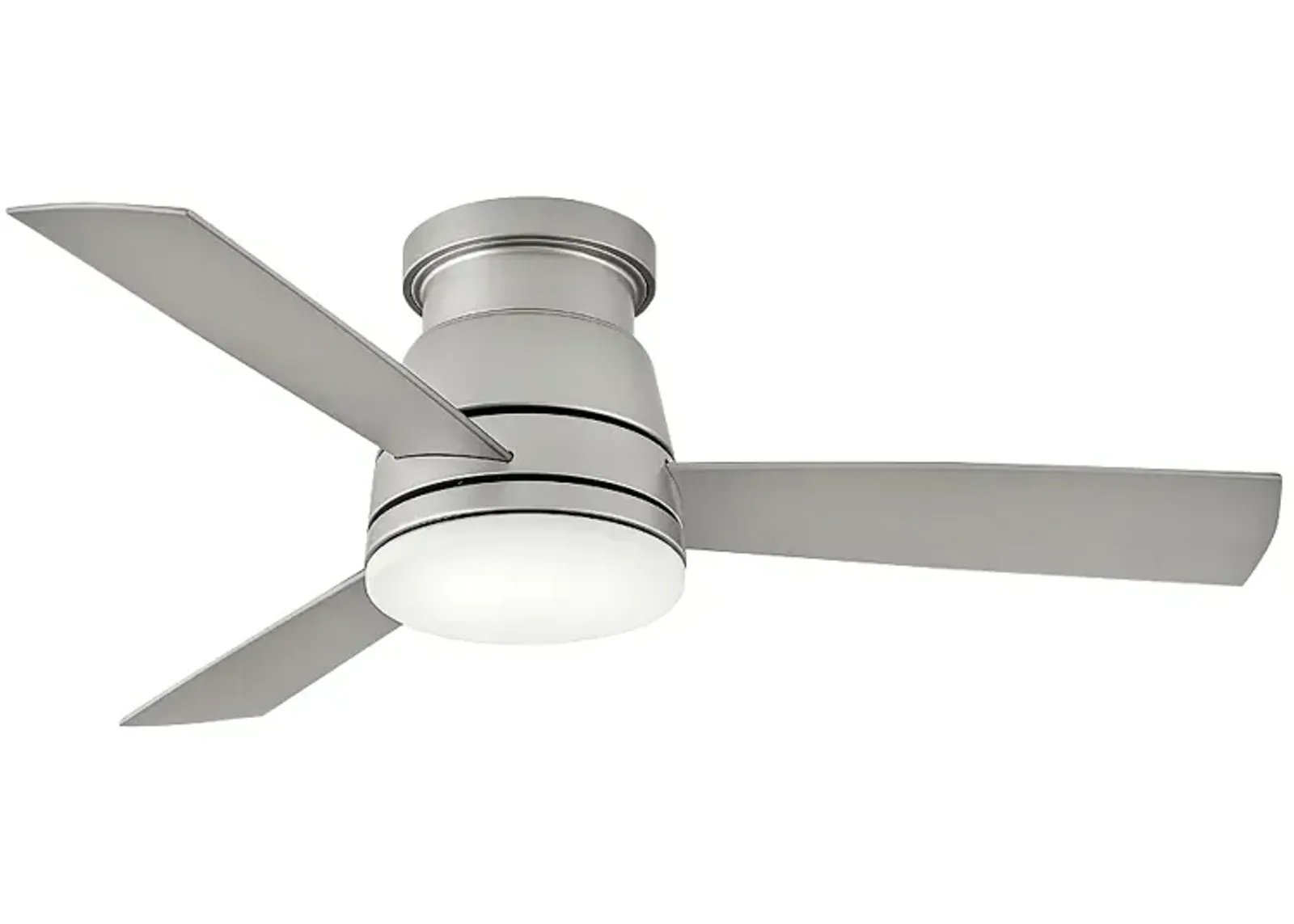 44" Hinkley Trey Brushed Nickel Silver Blades LED Smart Ceiling Fan