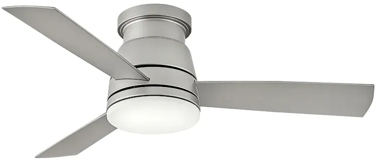 44" Hinkley Trey Brushed Nickel Silver Blades LED Smart Ceiling Fan