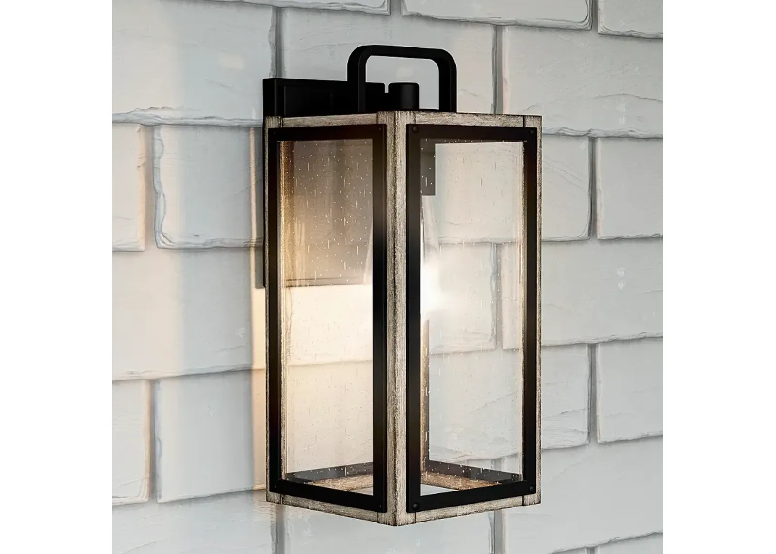 Quoizel Bramshaw 13 3/4" High Matte Black Outdoor Wall Light