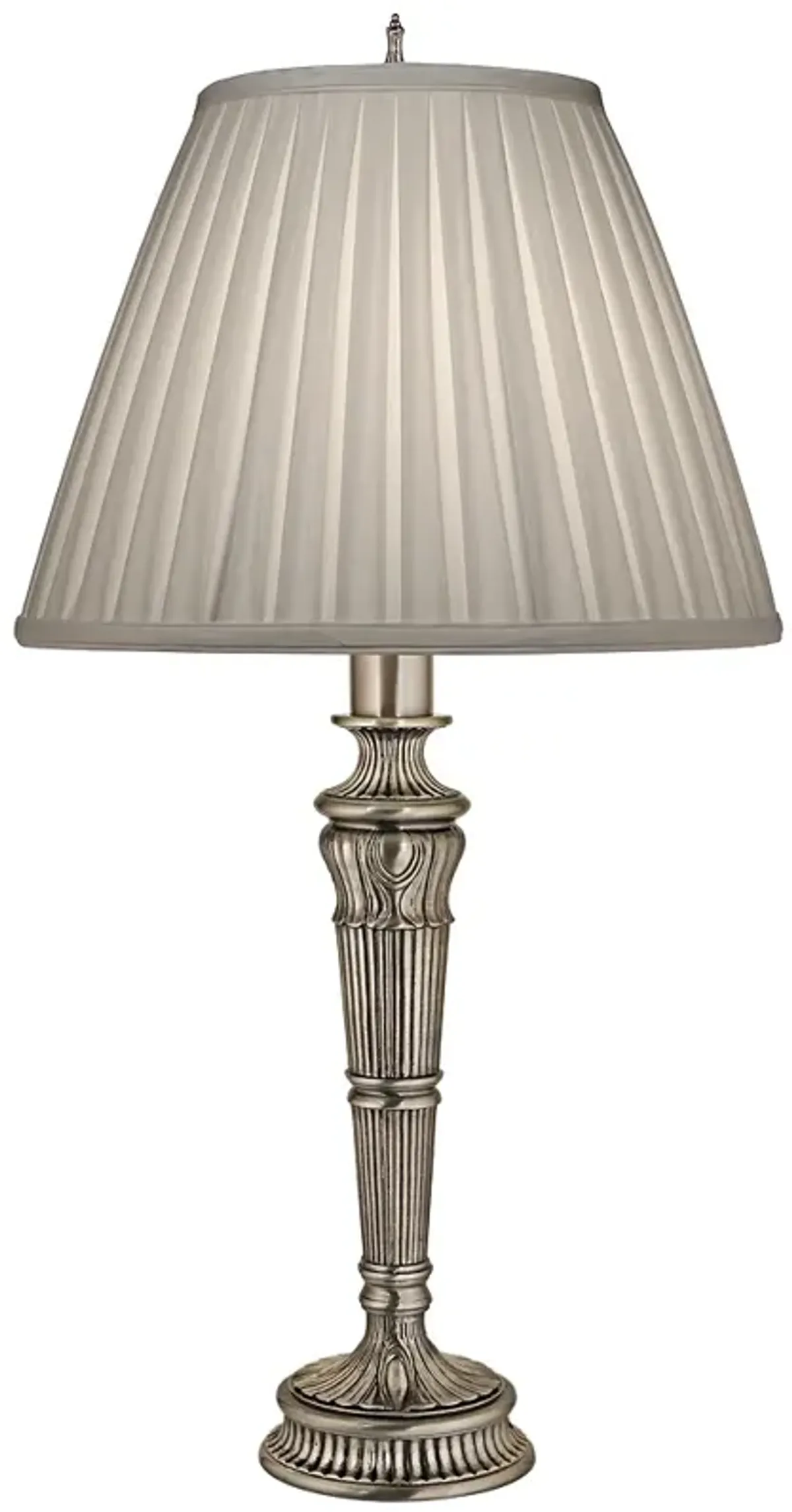 Stiffel Virginia 32" High Antique Silver Traditional Table Lamp