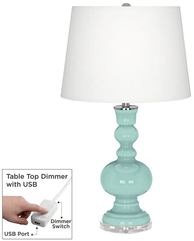 Cay Apothecary Table Lamp with Dimmer