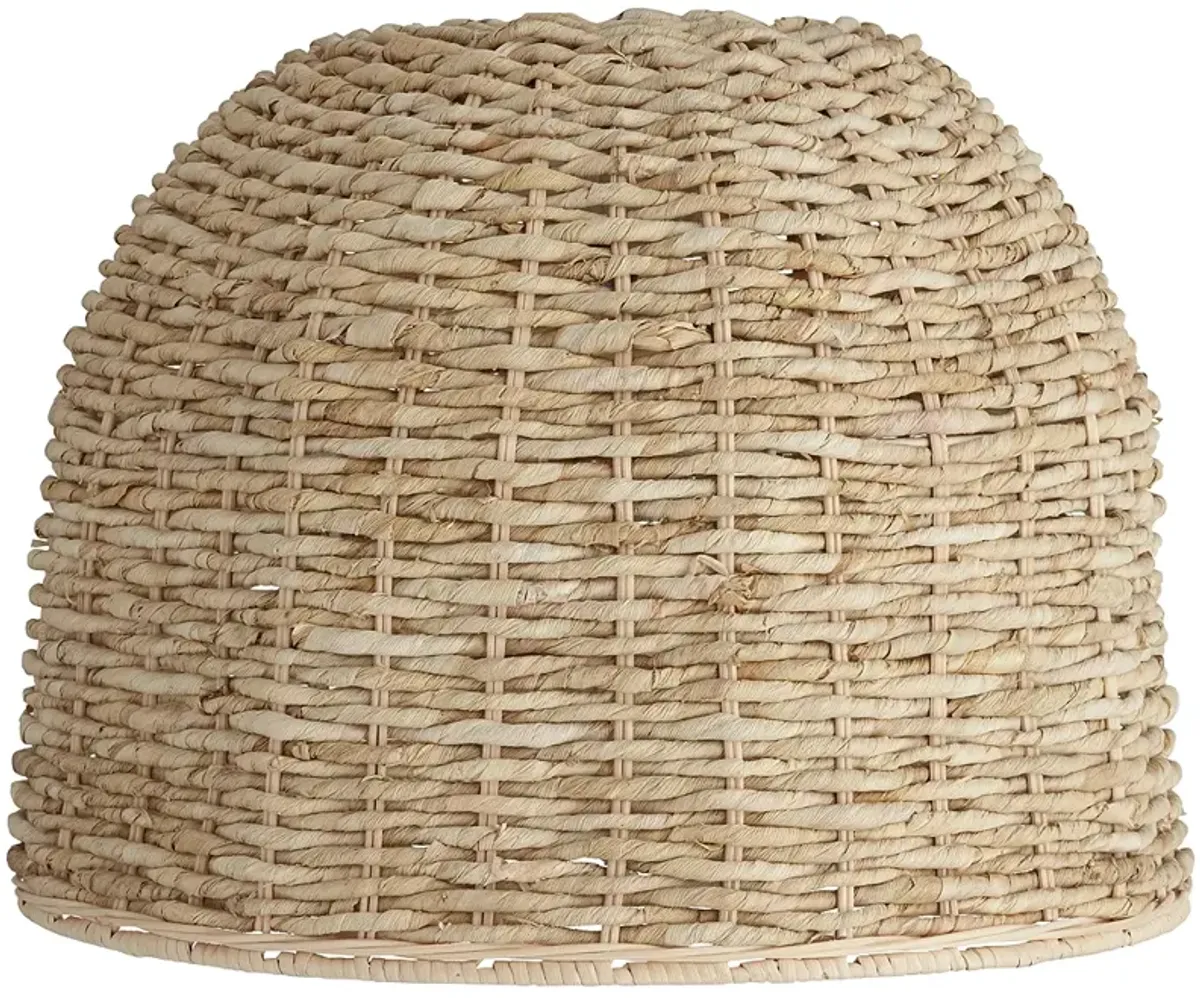 Springcrest Natural Woven Husk Rattan Drum Shade 5x16x12