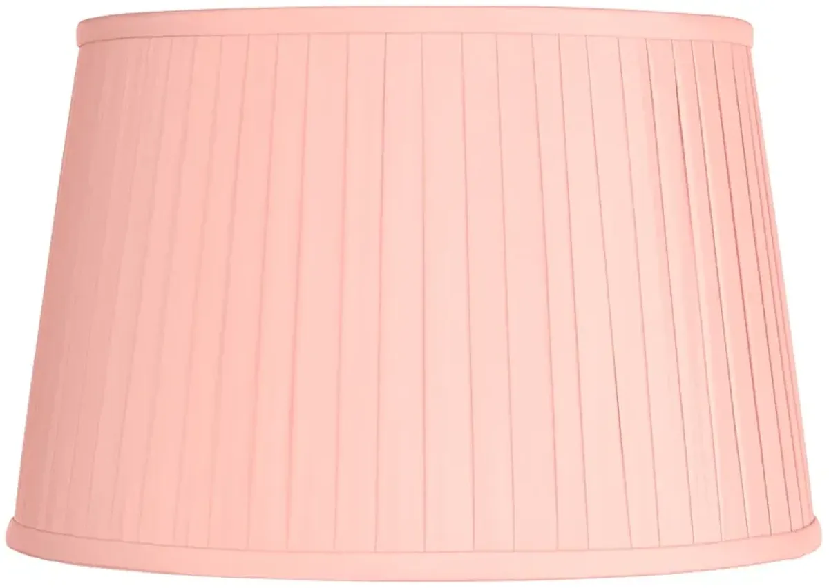 Springcrest Peach Pink Pleated Empire Lamp Shade 14x17x11 (Spider)