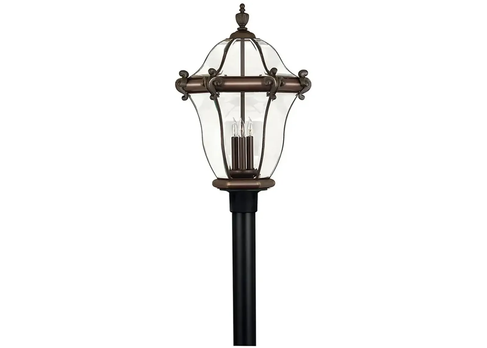 San Clemente 26 1/4"H Bronze Outdoor Post/Pier Mount Light