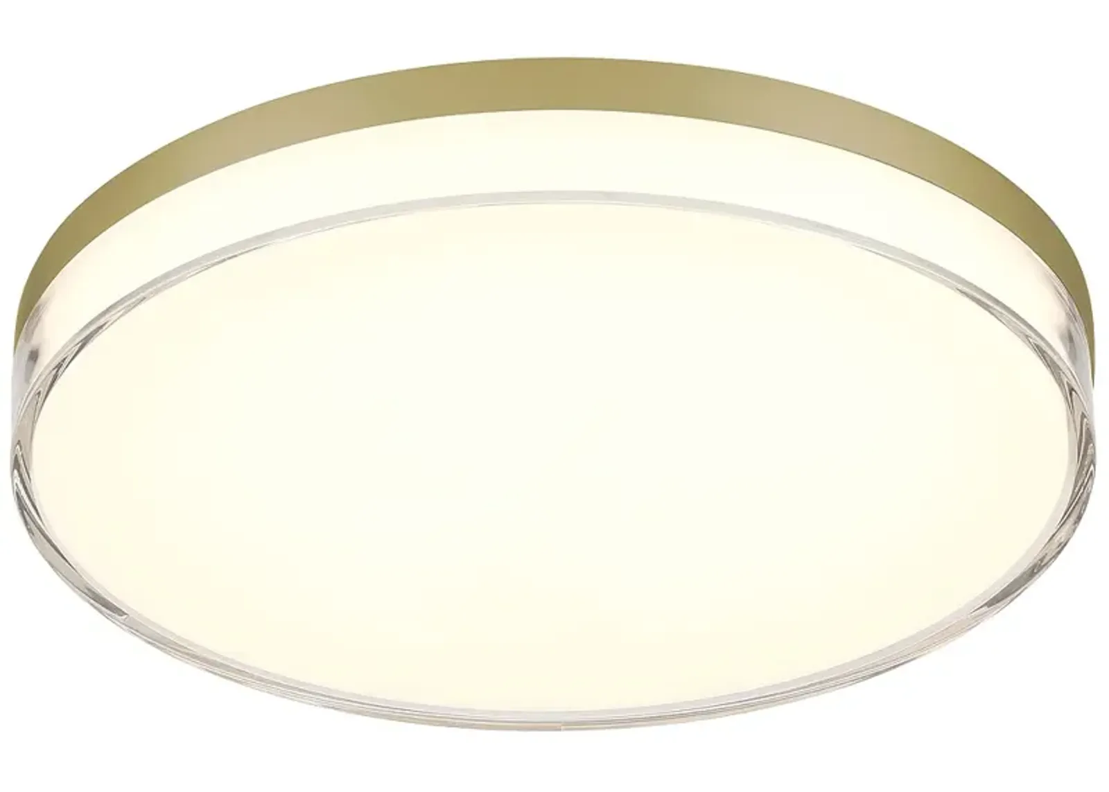 Vantage  1-Light LED Ashen Brass  Flush Mount