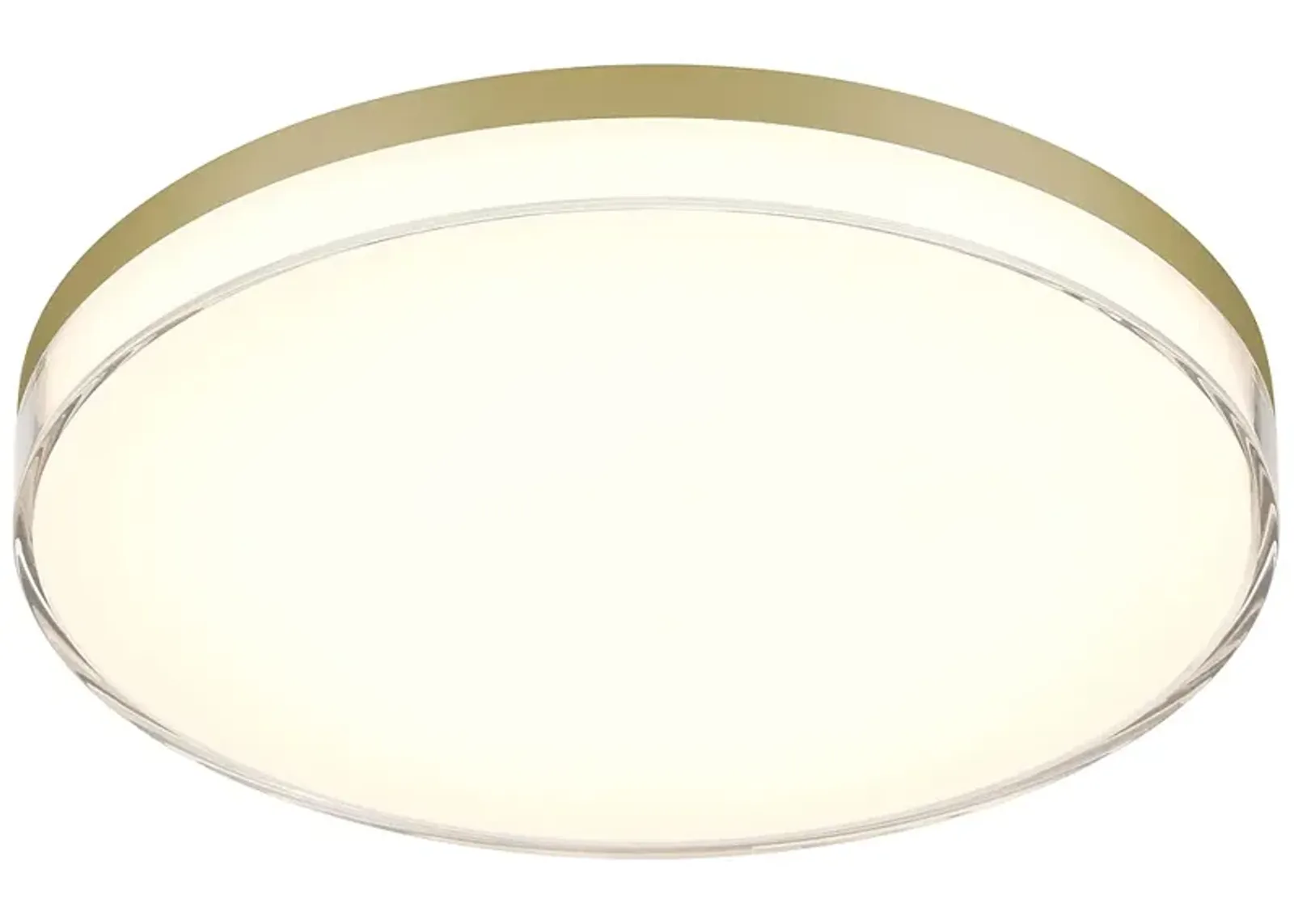 Vantage  1-Light LED Ashen Brass  Flush Mount