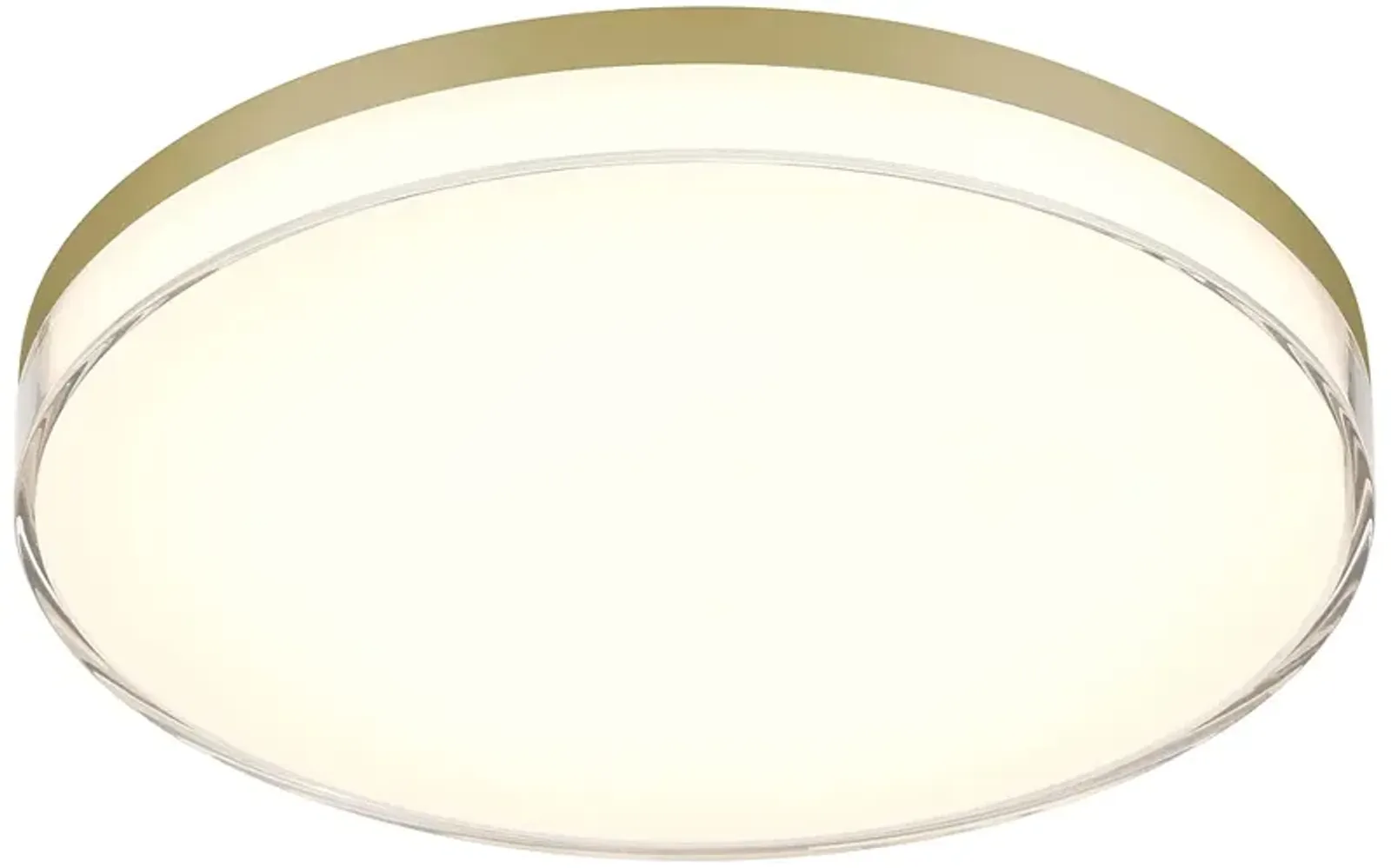 Vantage  1-Light LED Ashen Brass  Flush Mount