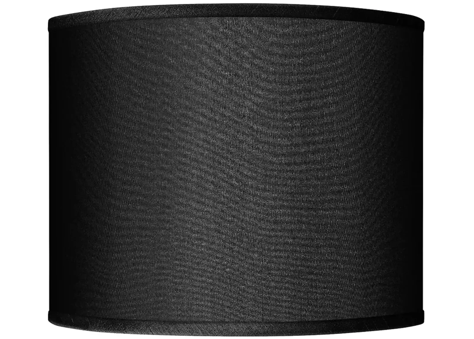 Possini Euro Black Faux Silk Drum Lamp Shade 14x14x11 (Spider)