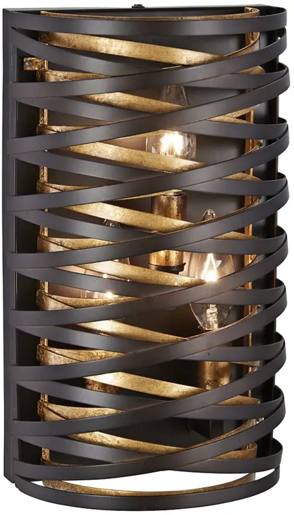 Minka Lavery Vortic Flow 12" High Dark Bronze Wall Sconce