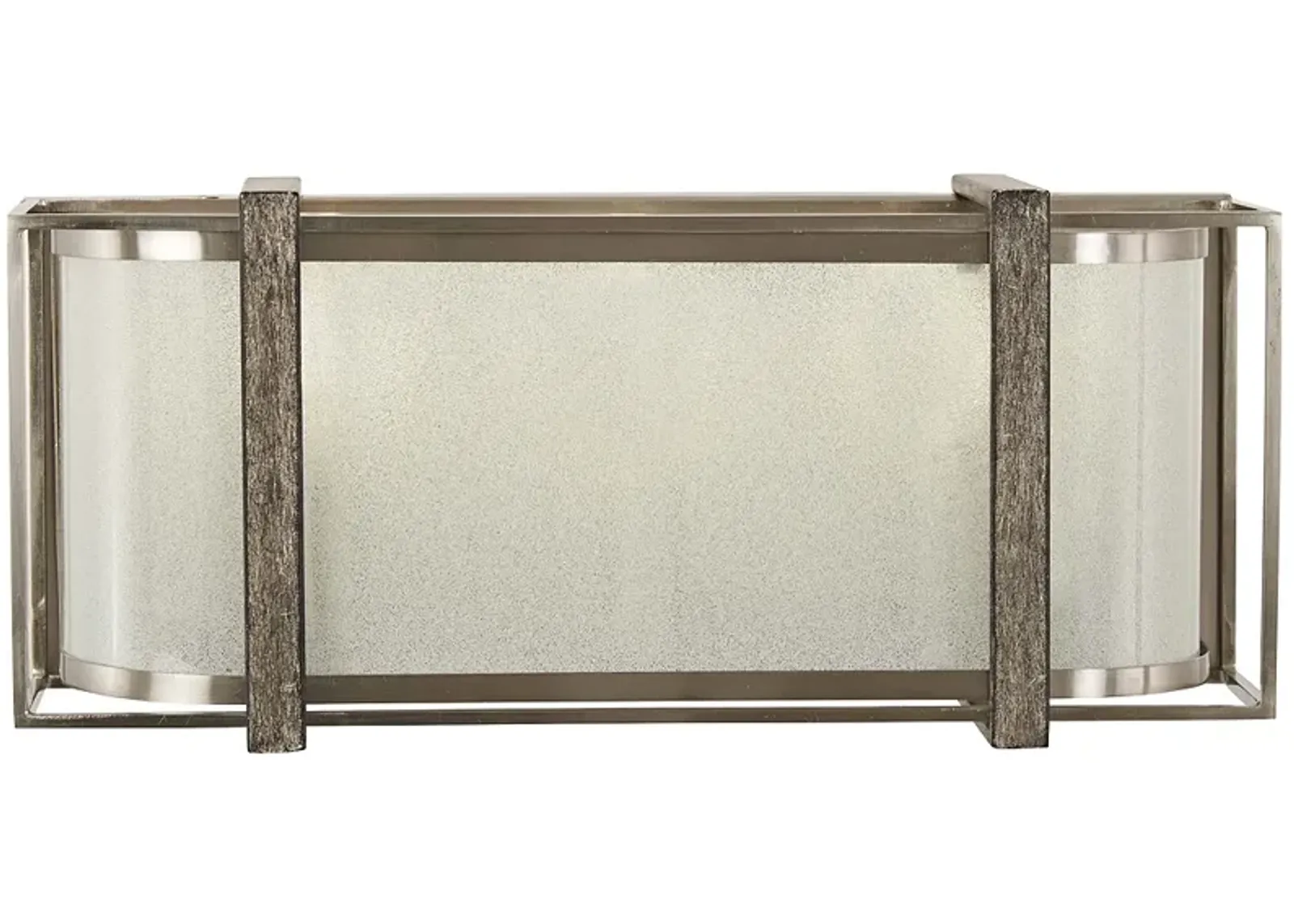 Tyson's Gate 16"W Brushed Nickel with Shale Wood Bath Light