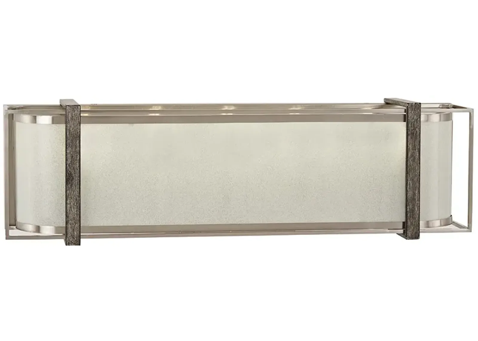 Tyson's Gate 24"W Brushed Nickel with Shale Wood Bath Light