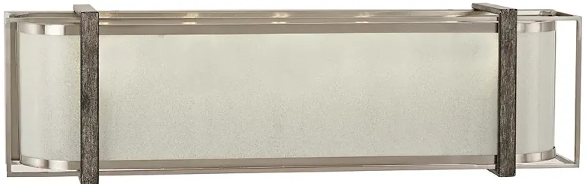 Tyson's Gate 24"W Brushed Nickel with Shale Wood Bath Light