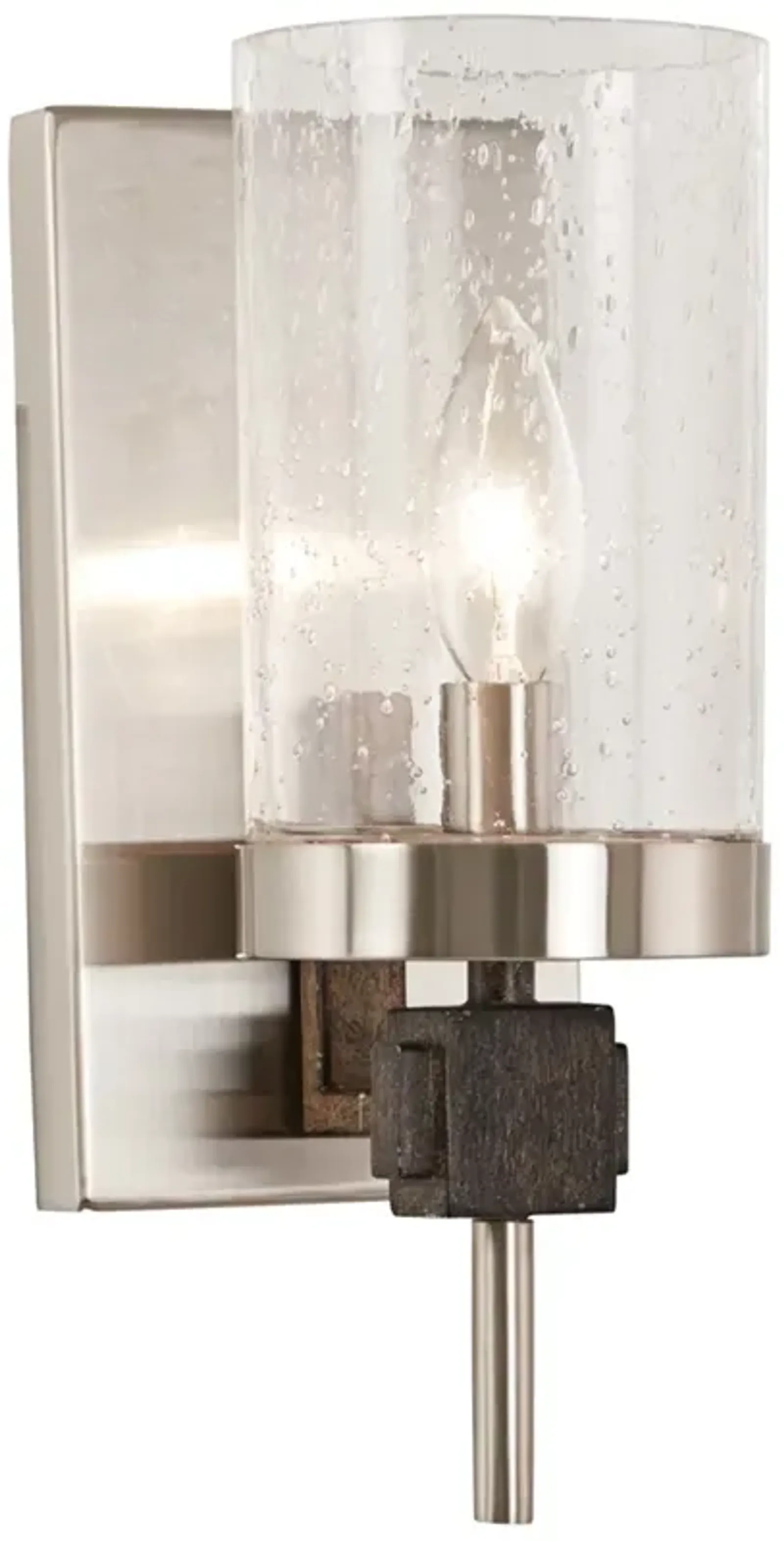 Bridlewood 11 1/4" High Brushed Nickel Wall Sconce