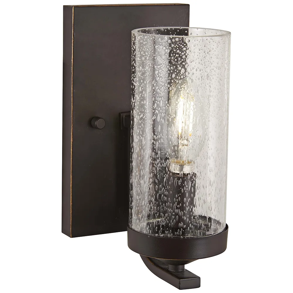 Elyton 8 3/4" High Downtown Bronze Wall Sconce