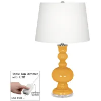 Marigold Apothecary Table Lamp with Dimmer