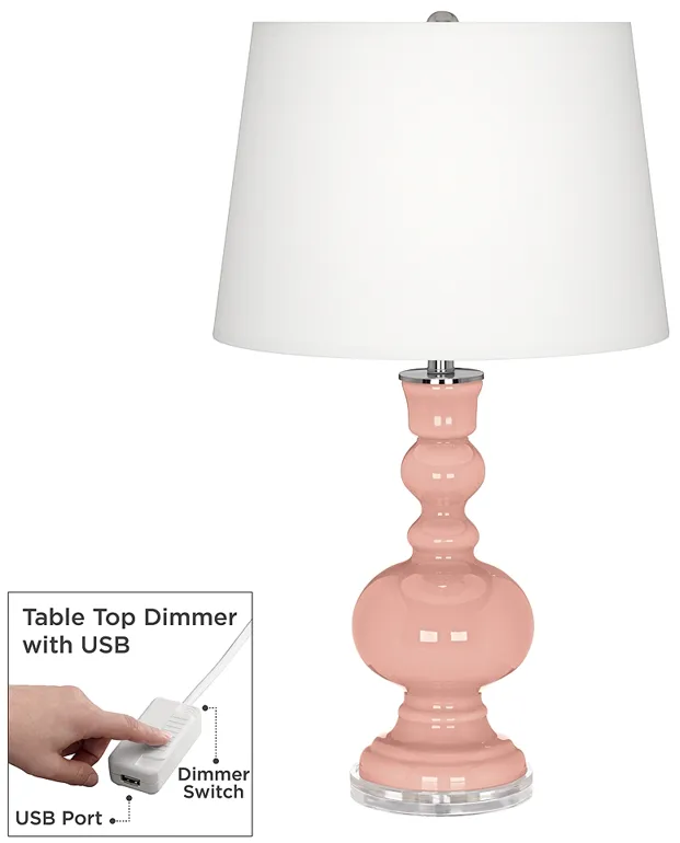Rustique Apothecary Table Lamp with Dimmer