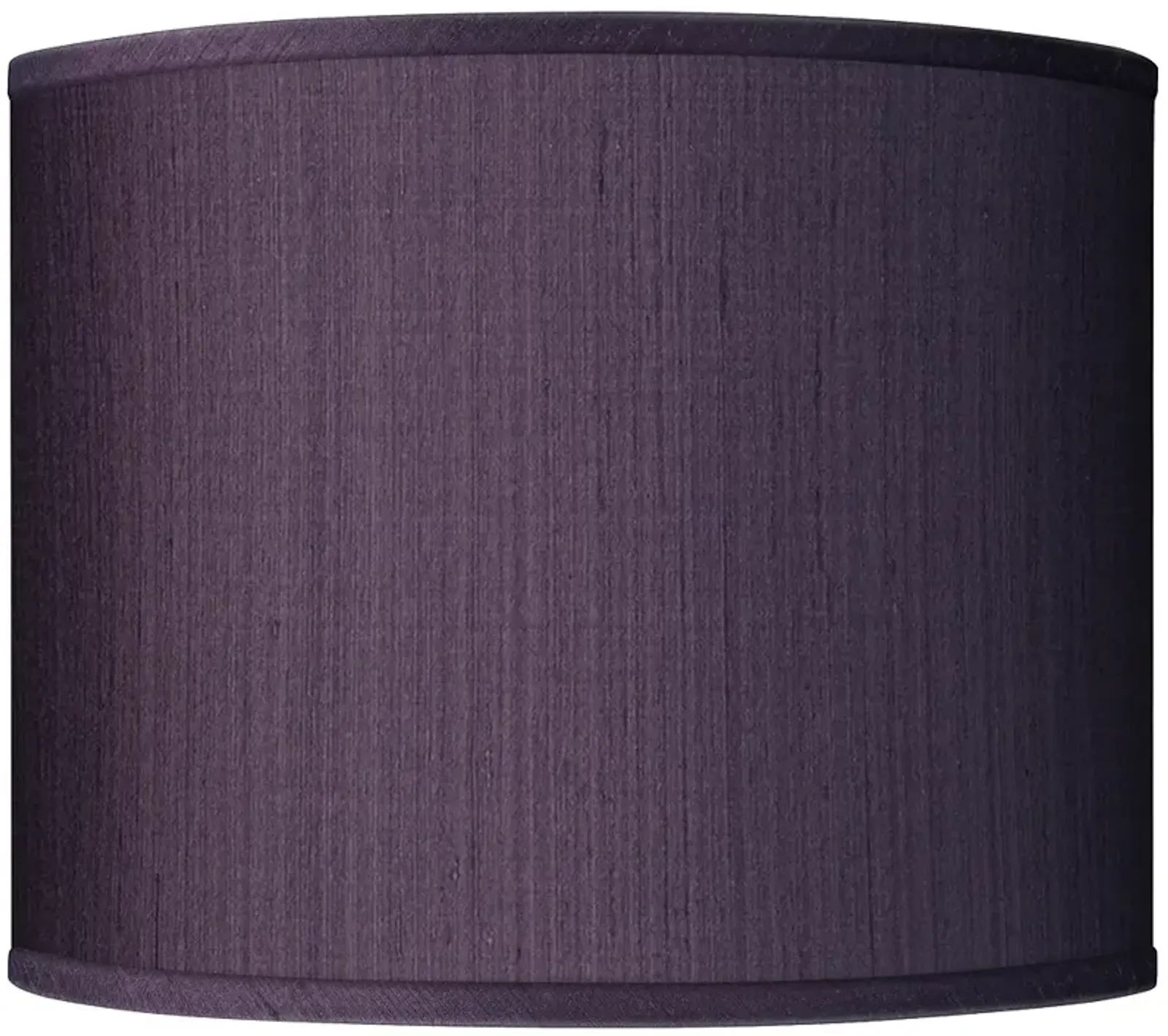 Possini Euro Eggplant Faux Silk Drum Lamp Shade 14x14x11 (Spider)