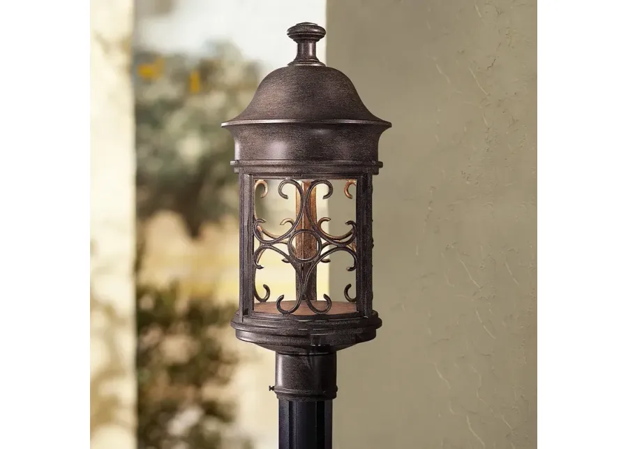 Minka Lavery Sage Ridge 19" High Dark Sky Post Mount Light