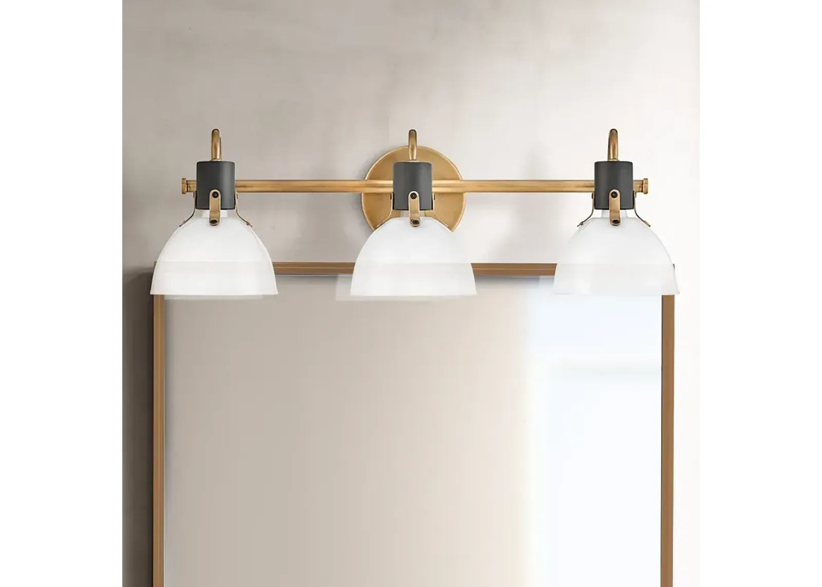 Hinkley Argo 24 1/2" Wide Heritage Brass 3-Light Bath Light