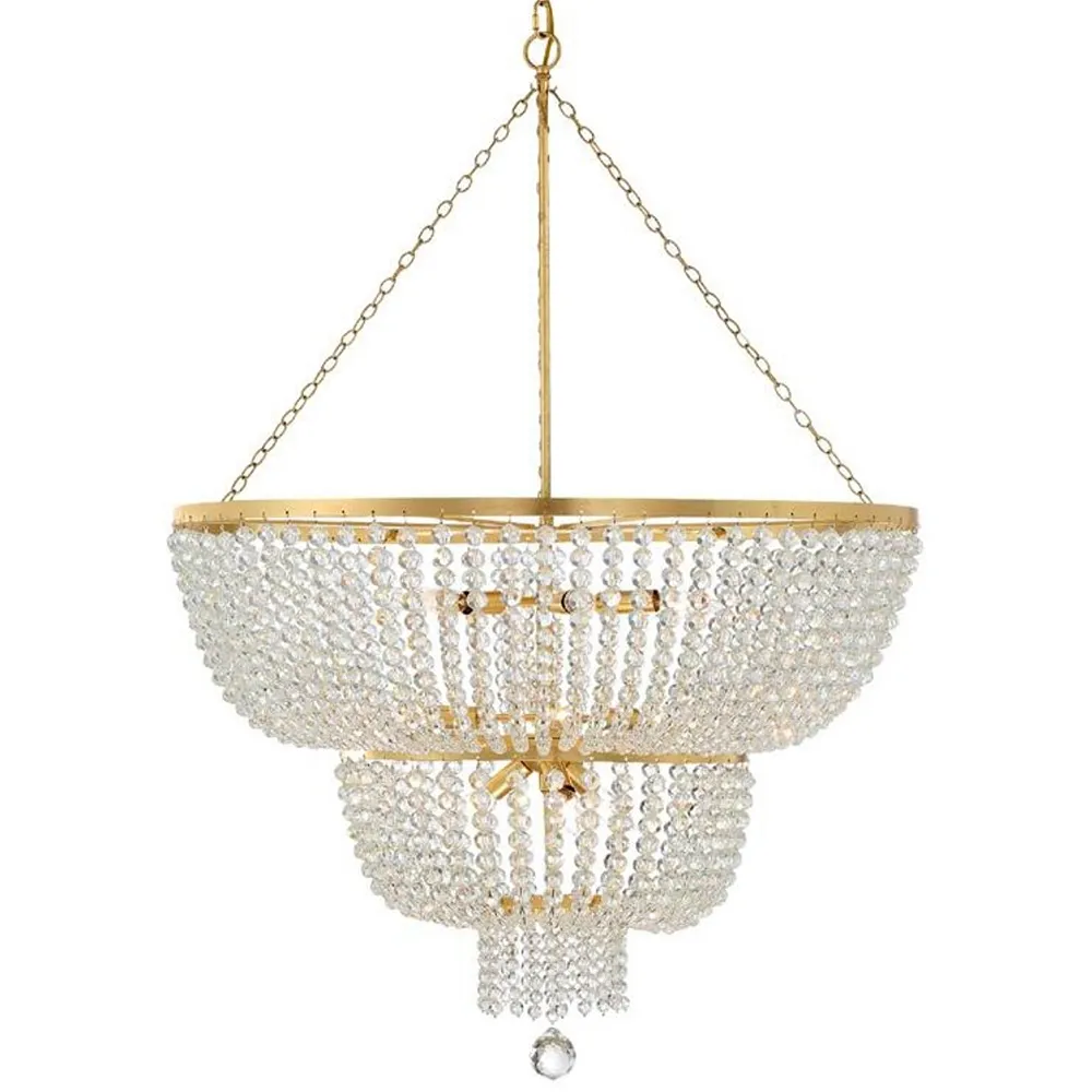 Rylee 12 Light Antique Gold Chandelier