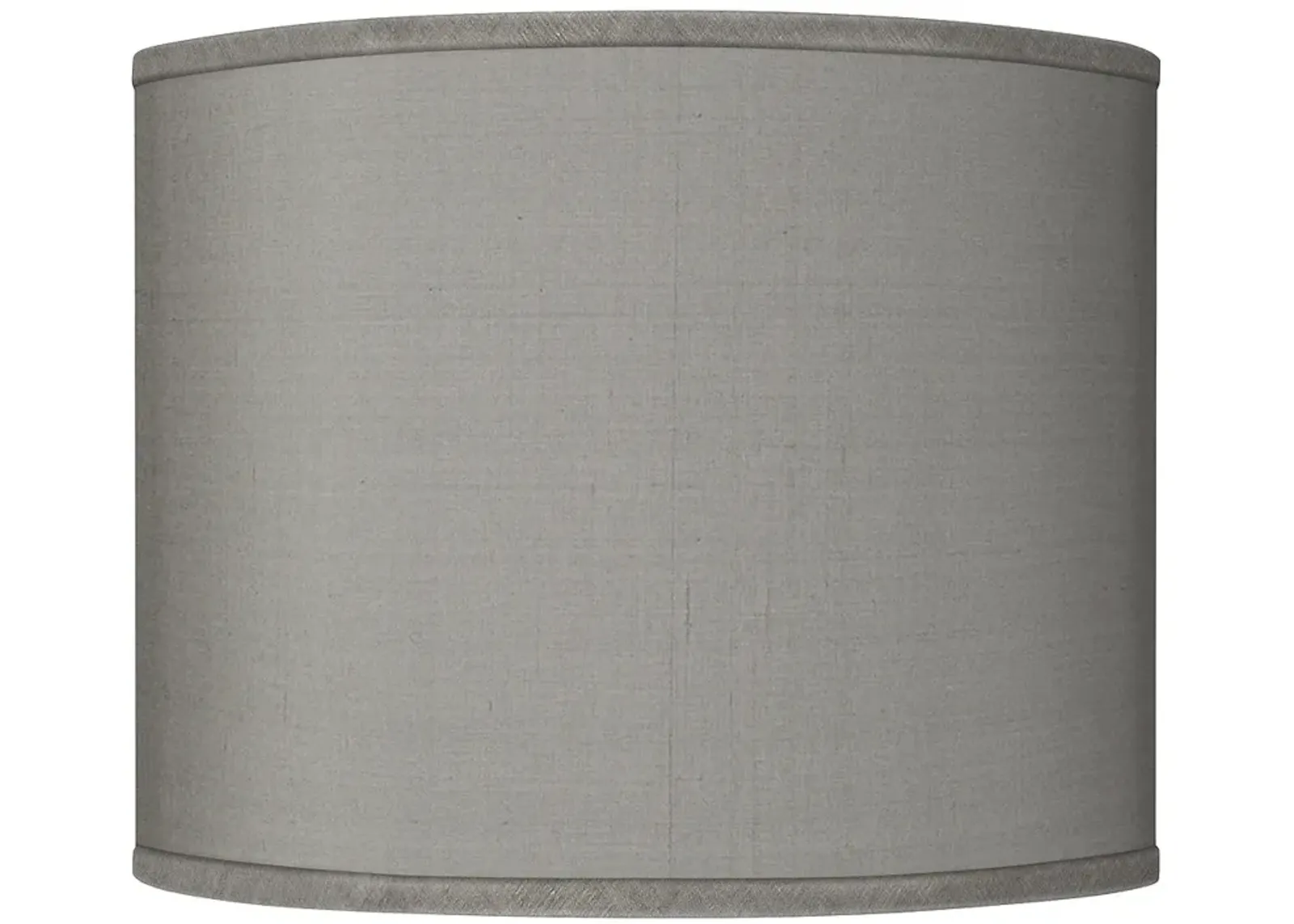 Possini Euro Gray Faux Silk Drum Lamp Shade 14x14x11 (Spider)