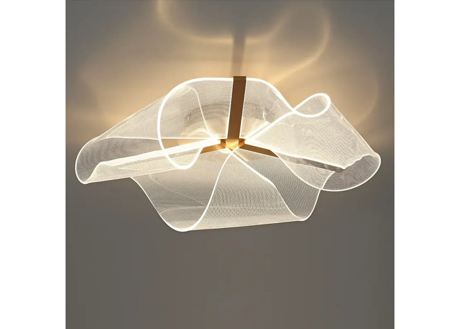 Possini Euro Grosvenor 25" Brushed Gold LED Ceiling Light