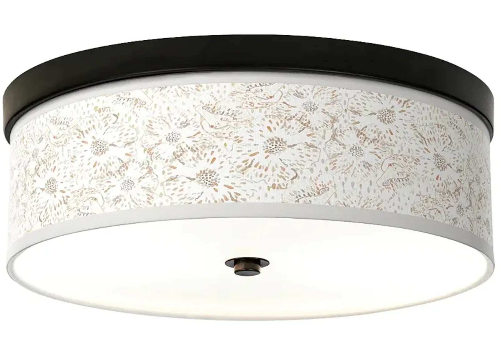 Windflowers Giclee Energy Efficient Bronze Ceiling Light