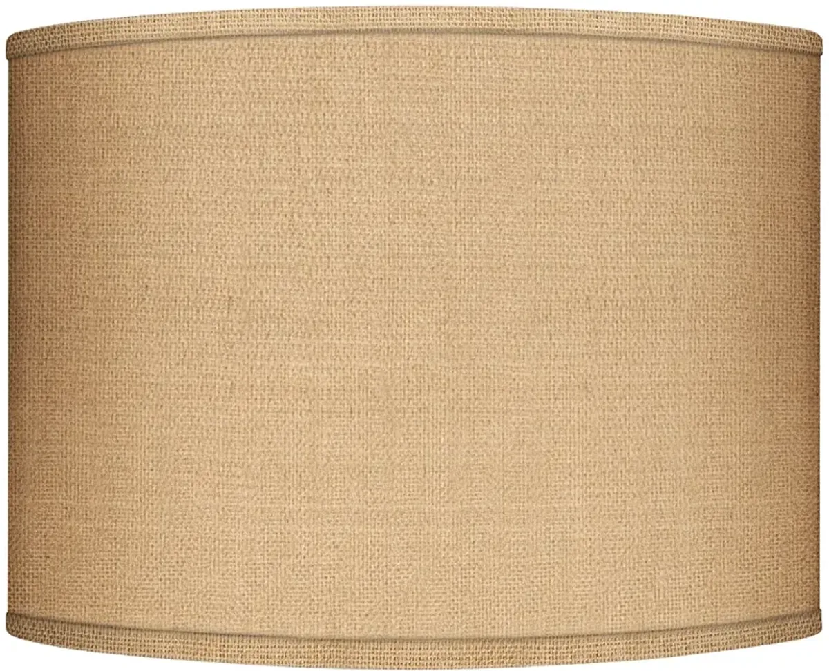 Springcrest Woven Burlap Drum Lamp Shade 15.5x15.5x11 (Spider)