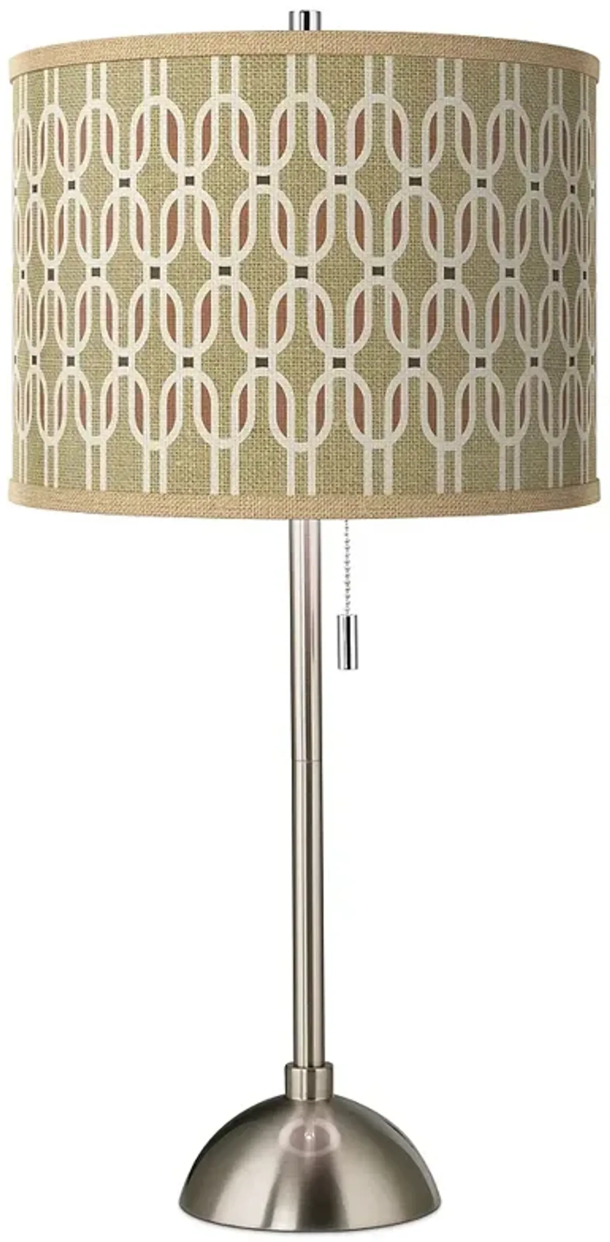 Rustic Mod Giclee Brushed Nickel Table Lamp