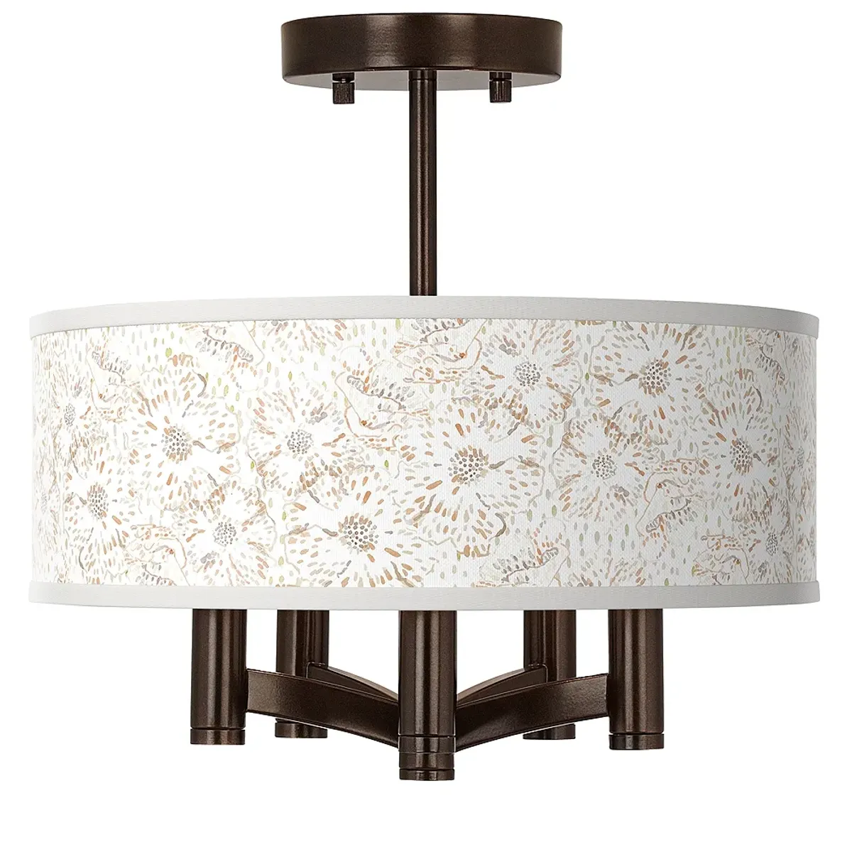 Windflowers Ava 5-Light Bronze Ceiling Light