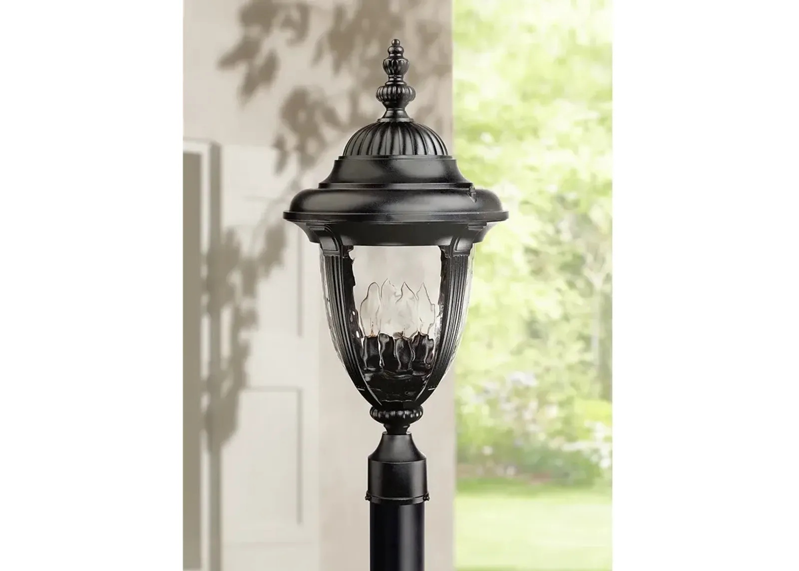 Bellagio Collection 24 1/2" High Black Outdoor Post Light