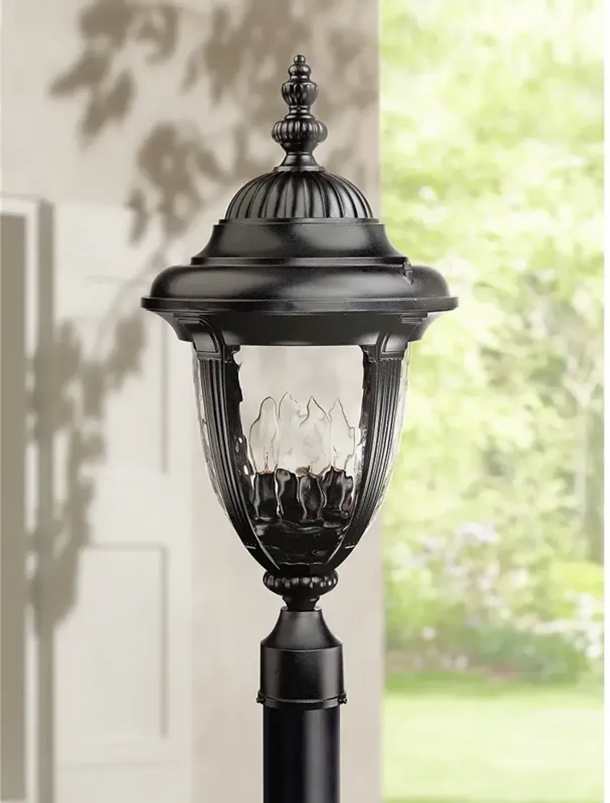 Bellagio Collection 24 1/2" High Black Outdoor Post Light