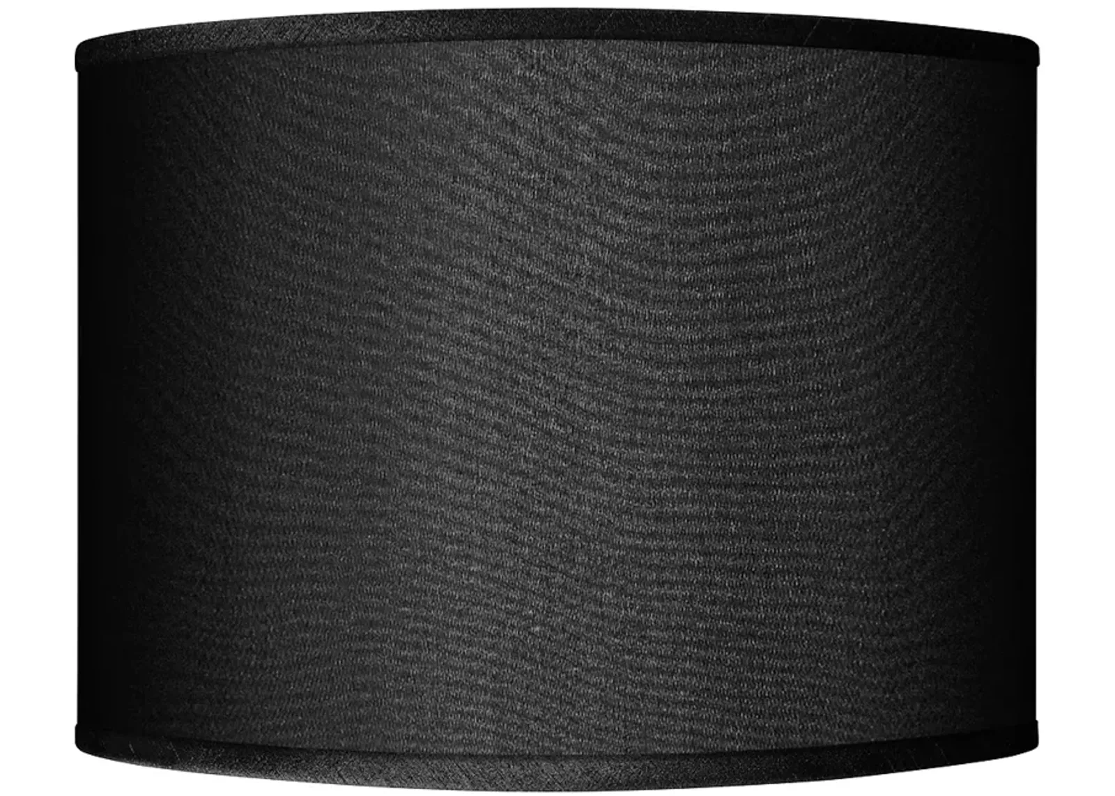 Possini Euro Black Faux Silk Drum Lamp Shade 15.5x15.5x11 (Spider)