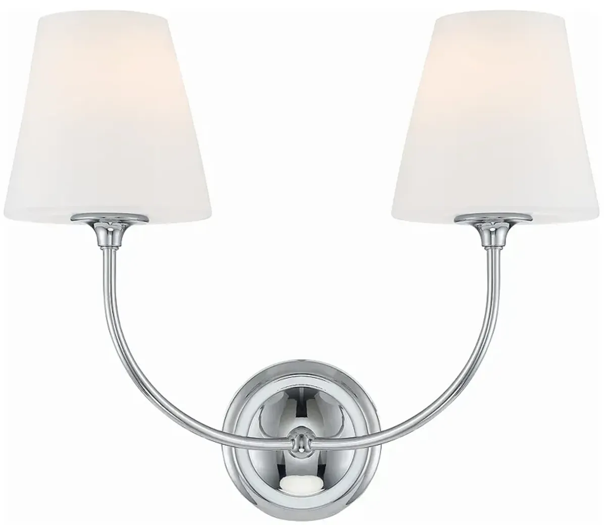 Libby Langdon Sylvan 2 Light Polished Chrome Sconce