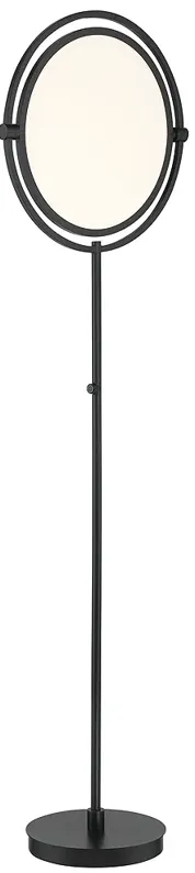 George Kovacs Studio 64" Modern LED Black Finish Floor Lamp