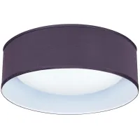 Possini Euro Eggplant Purple 16" Wide LED Round Modern Ceiling Light