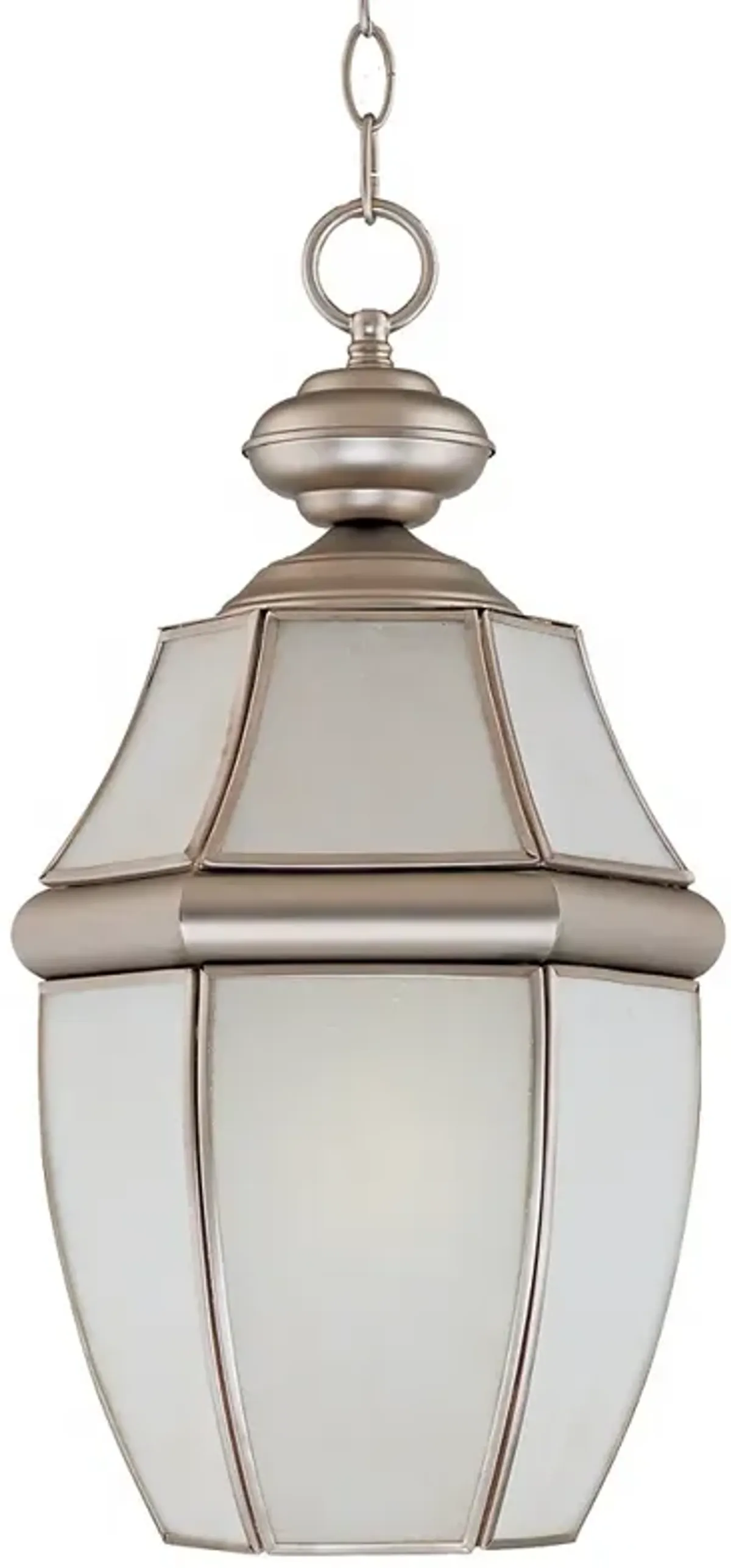 John Timberland Pewter 10" Wide Hanging Lantern Outdoor Light