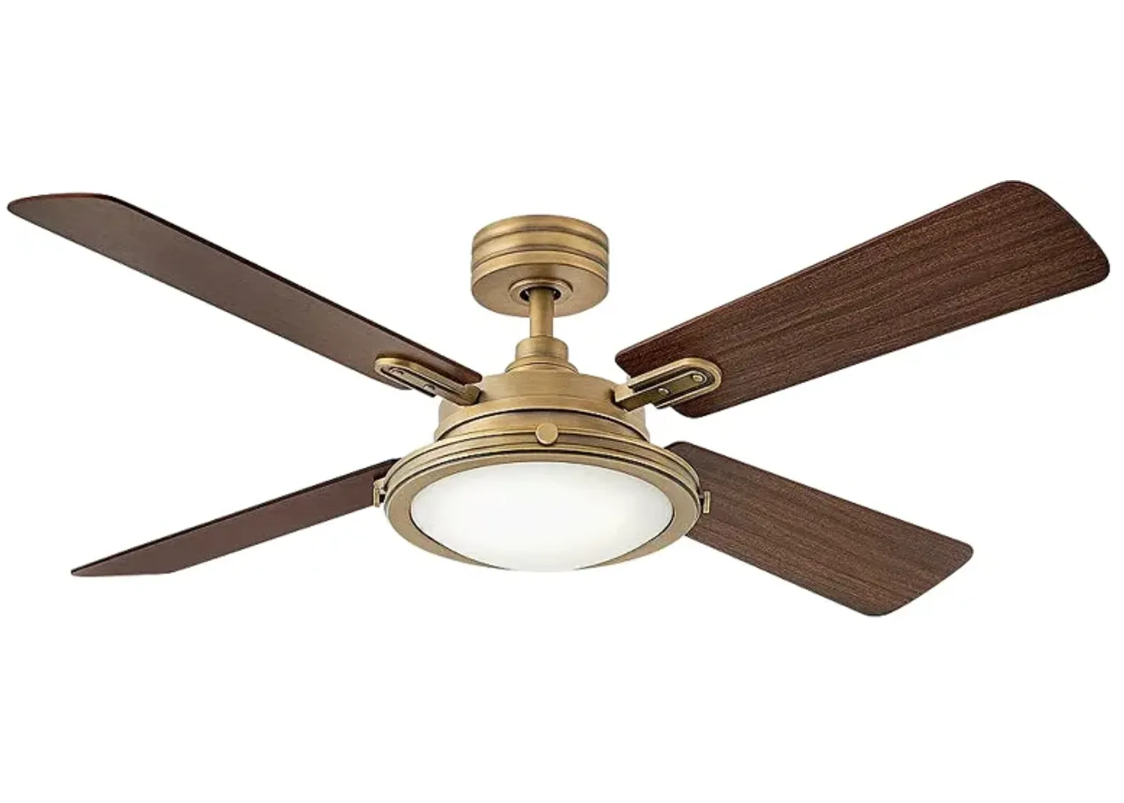 54" Hinkley Collier Heritage Brass LED Indoor Smart Ceiling Fan