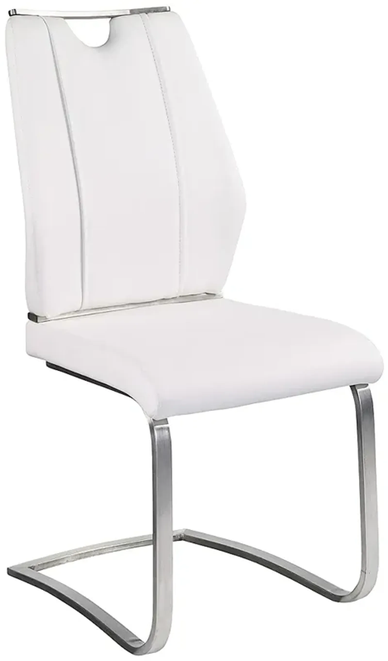 Lexington Taupe Leatherette Side Chair