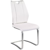 Lexington Taupe Leatherette Side Chair