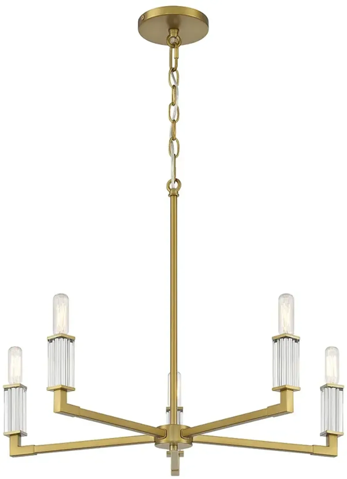 Vantage Oro District 5-Light Soft Brass Chandelier