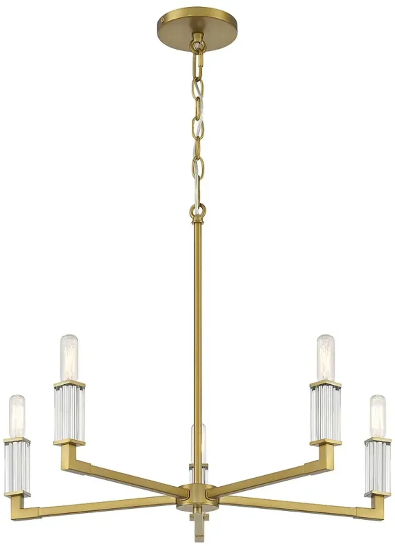 Vantage Oro District 5-Light Soft Brass Chandelier