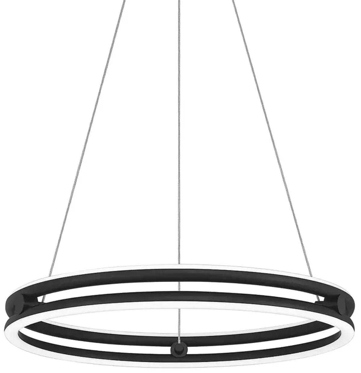 Graves Integrated LED Black Pendant