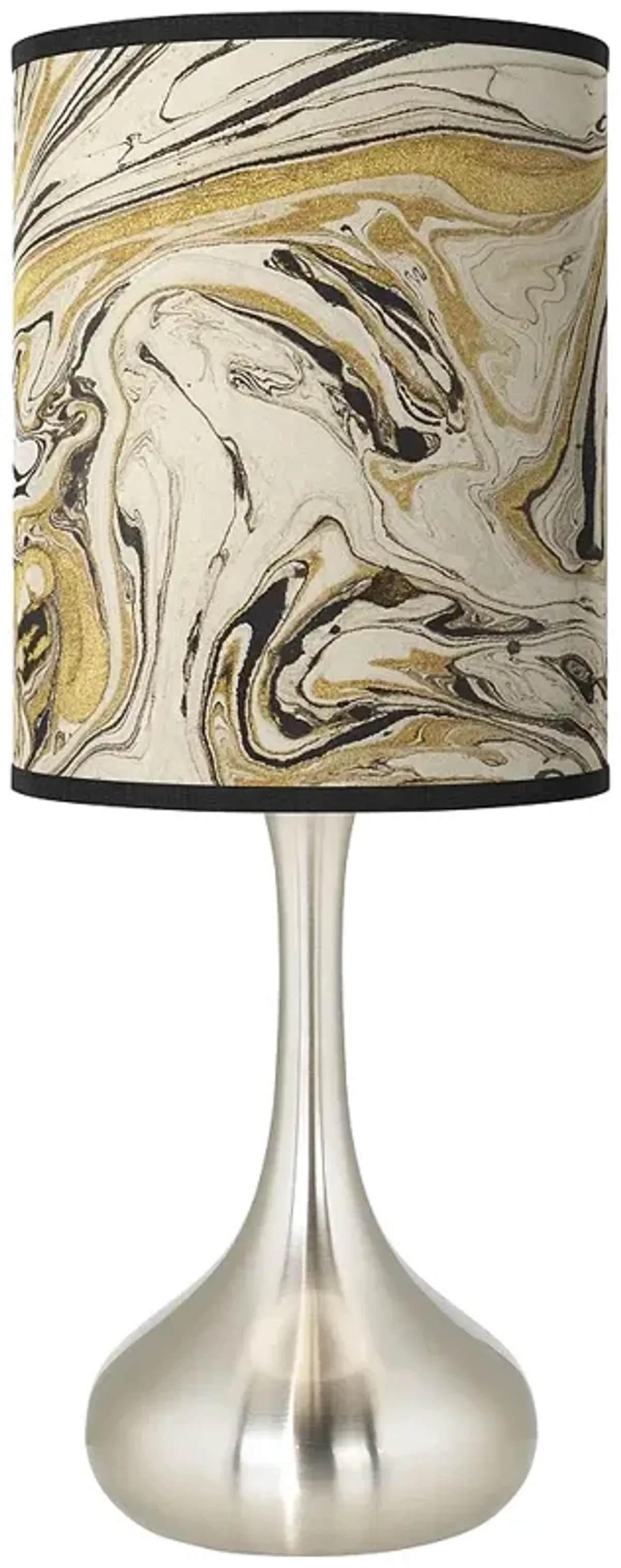 Giclee Glow Droplet 23 1/2" Venetian Shade Modern Table Lamp