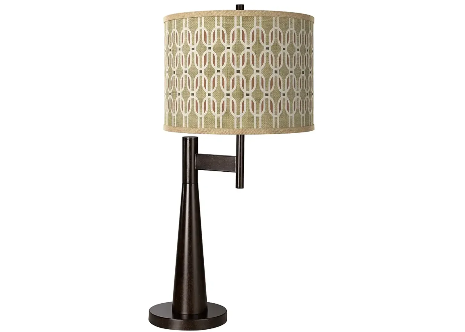 Giclee Glow Novo 30 3/4" Rustic Mod Shade Bronze Table Lamp