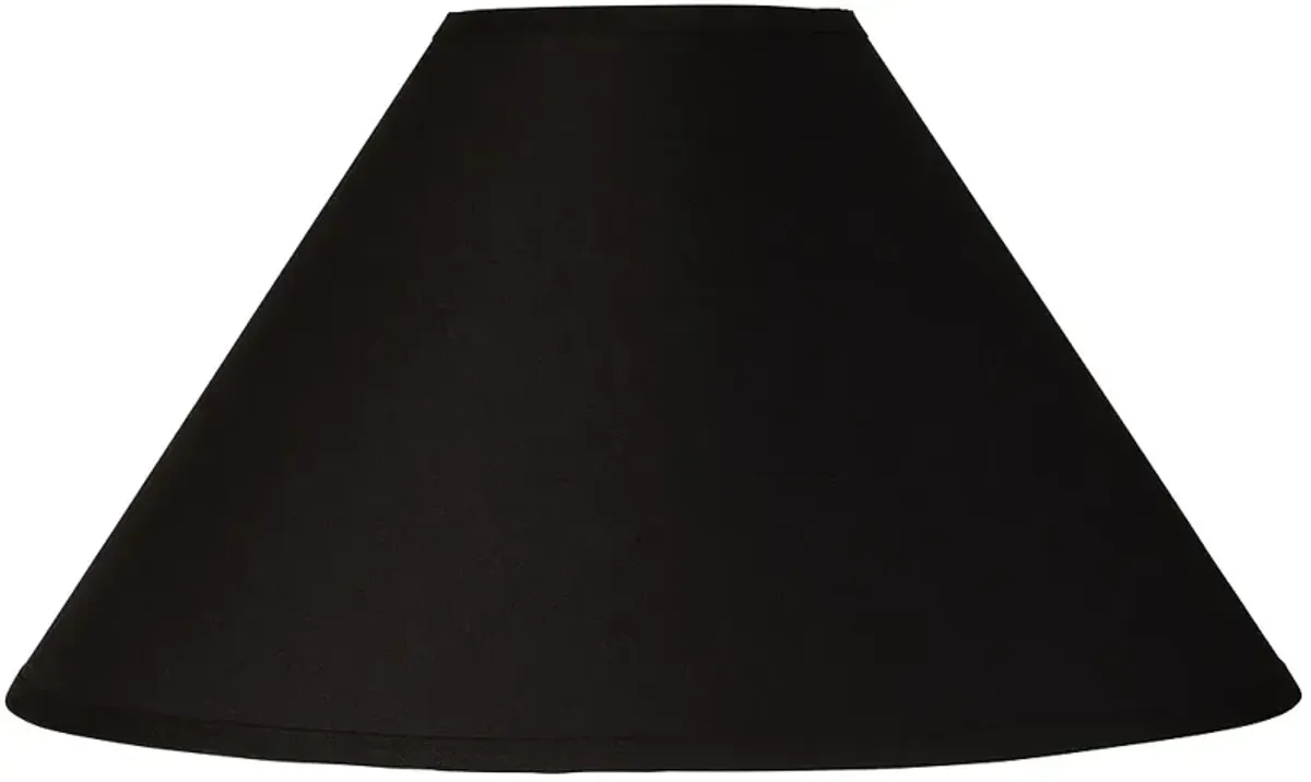 Springcrest Laine Black Chimney Empire Lamp Shade 6x19x12 (Spider)