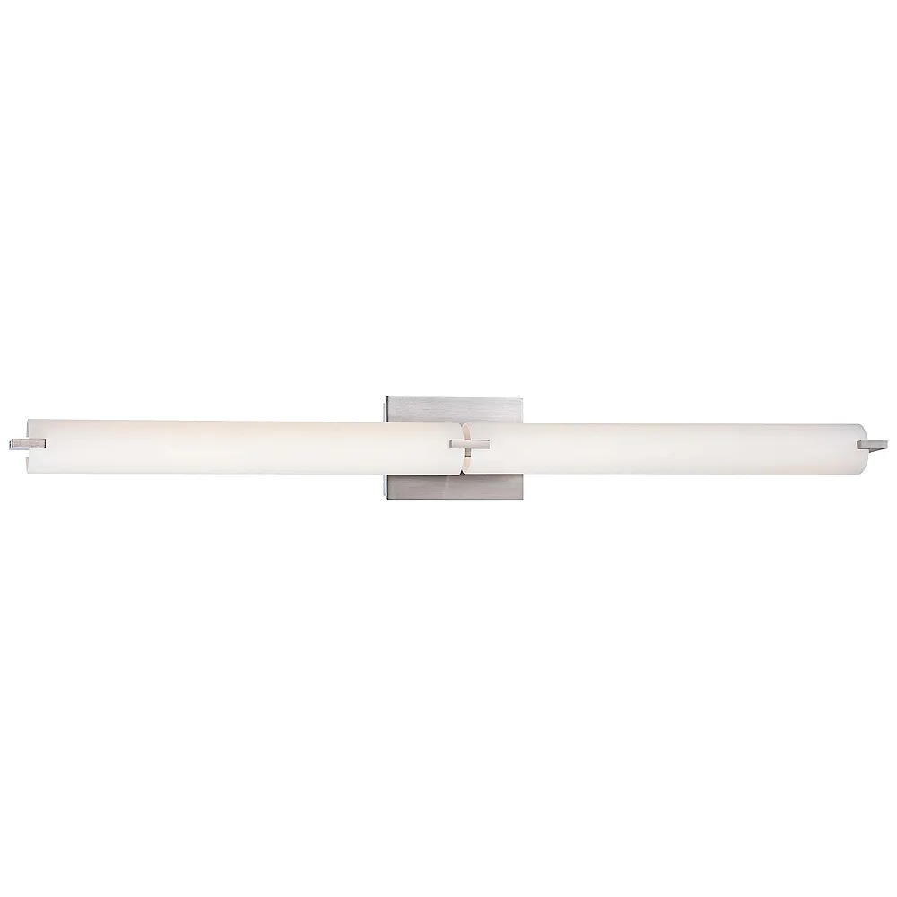 George Kovacs 39 1/2" Wide LED Brushed Nickel Bathroom Light