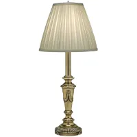Stiffel 28" Ivory and Burnished Brass Traditional Table Lamp